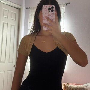 Women's Tan Cardigan